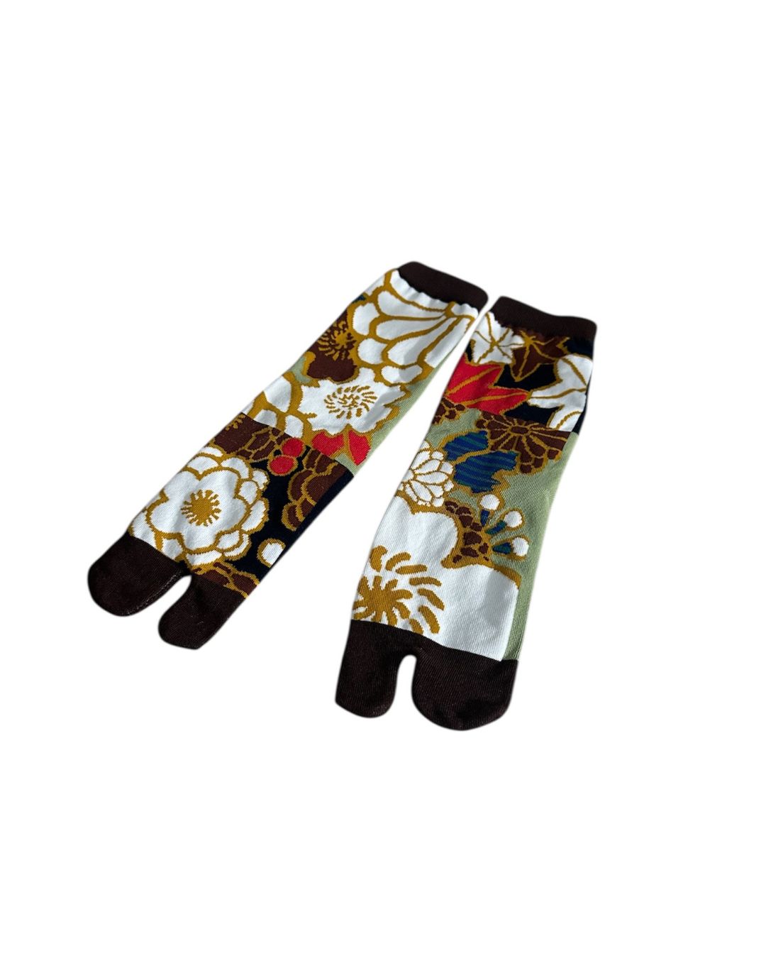 Autumn Flowers Tabi Socks