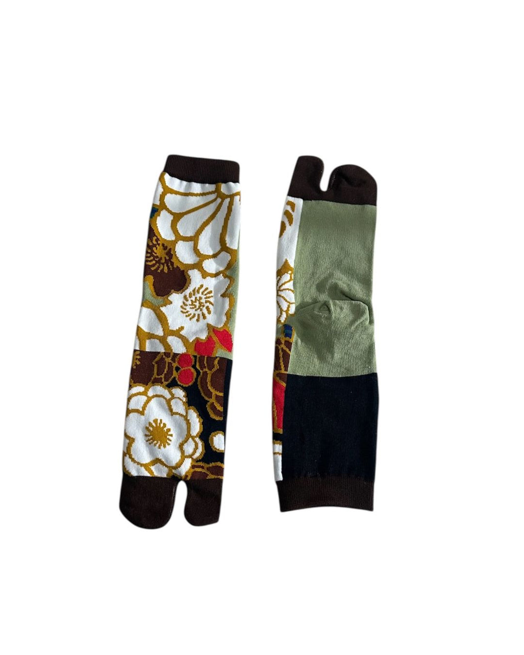 Autumn Flowers Tabi Socks