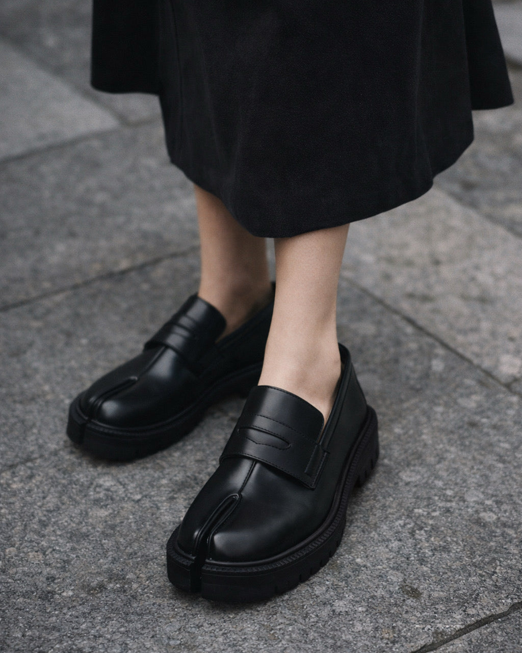 Platform Loafers Tabi