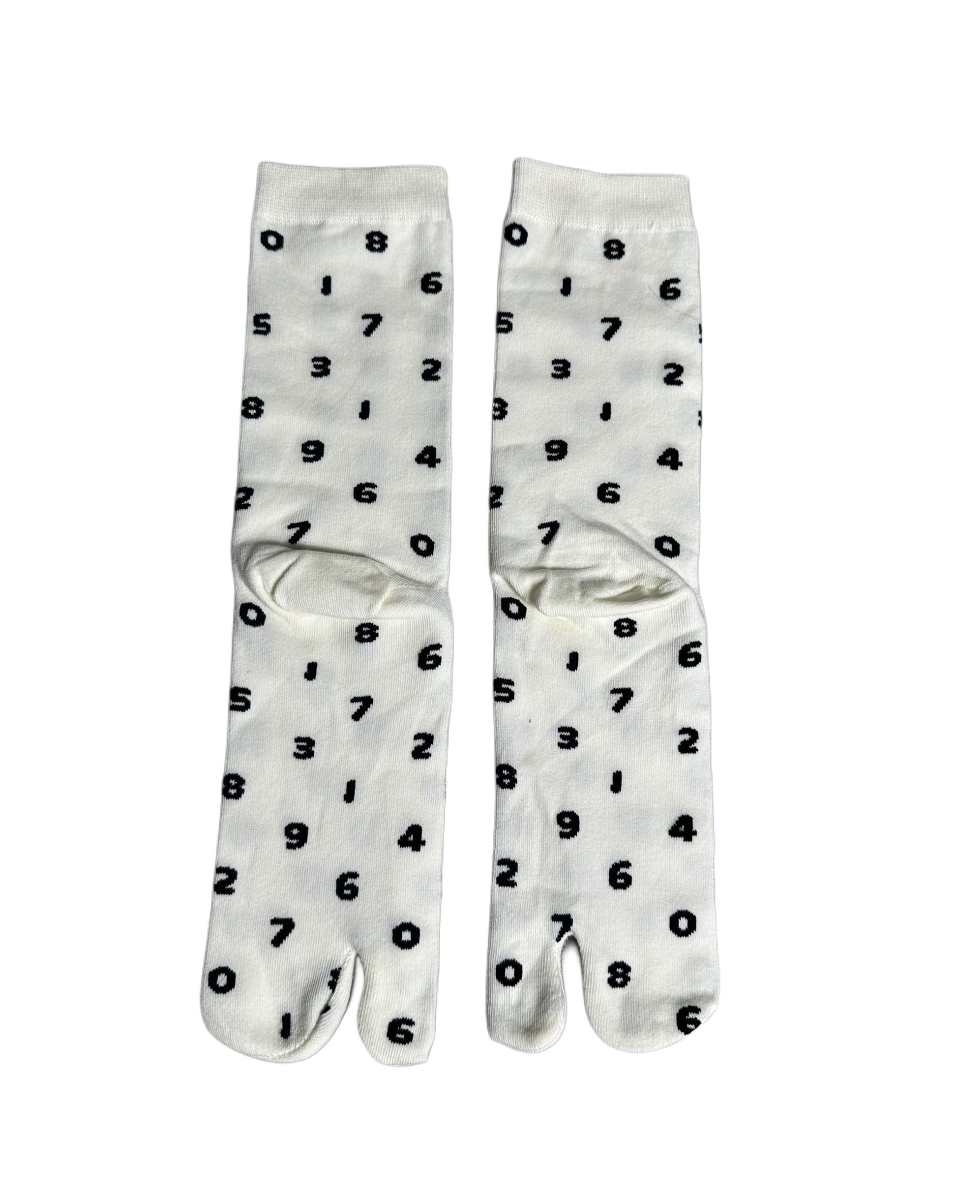 Number Tabi socks