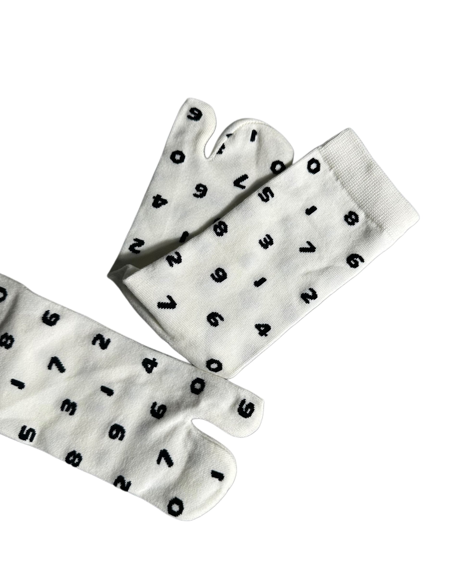 Number Tabi socks